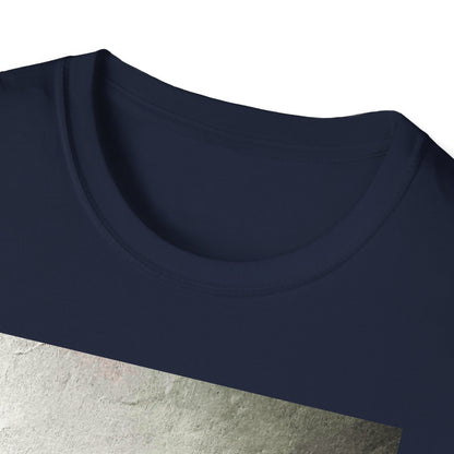 Artistic Grim Reaper Graphic Unisex Softstyle T-Shirt, Cool Gift for Nature Lovers, Casual Wear, Eco-Friendly Fashion, Birthday Gift, Summer Outfit