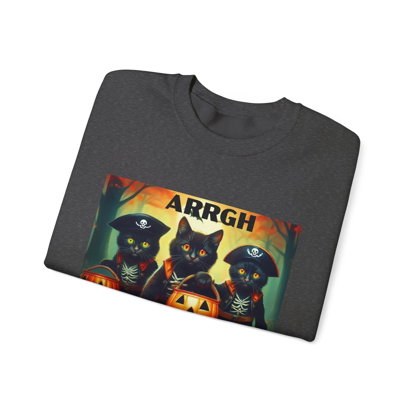 Pirate Cats Crewneck Sweatshirt - Halloween Costume