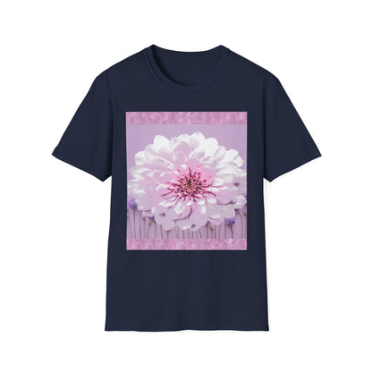 Pale Pink Flowers Abstract Unisex T-Shirt