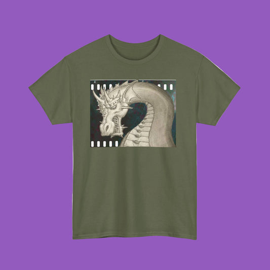 Smooth Dragon Vibes Unisex Heavy Cotton Tee