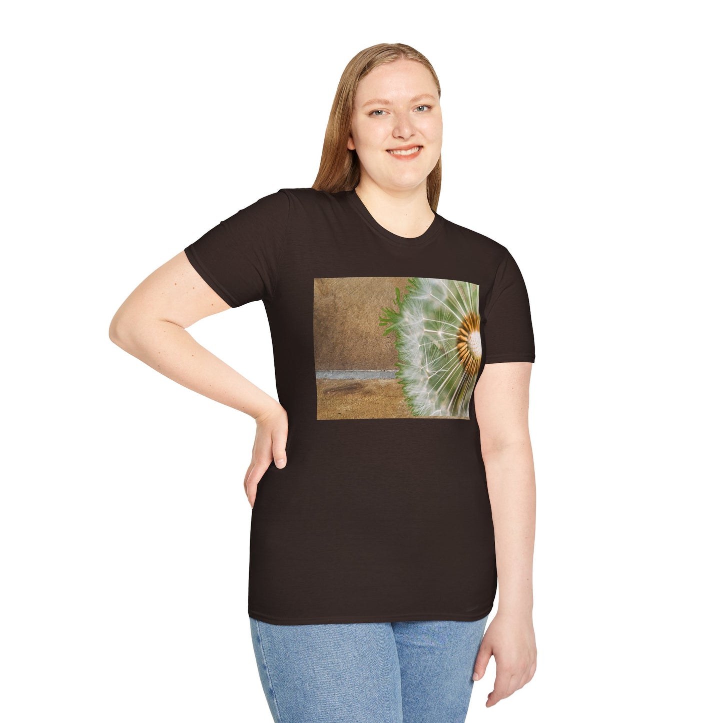 Boho Floral T-Shirt, Softstyle Unisex Tee, Casual Wear, Nature Lover Gift, Summer Outfit, Art Inspired Clothing