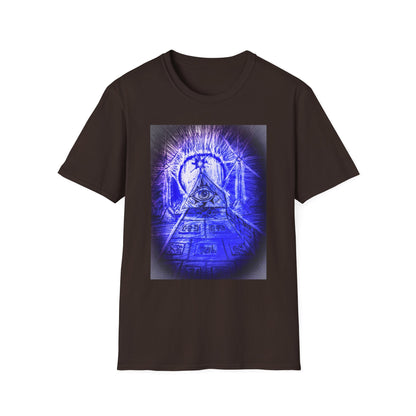 Mystical Pyramid Unisex T-Shirt, Trendy Graphic Tee, Eye of Providence Shirt, Casual Wear, Gift for Occasions