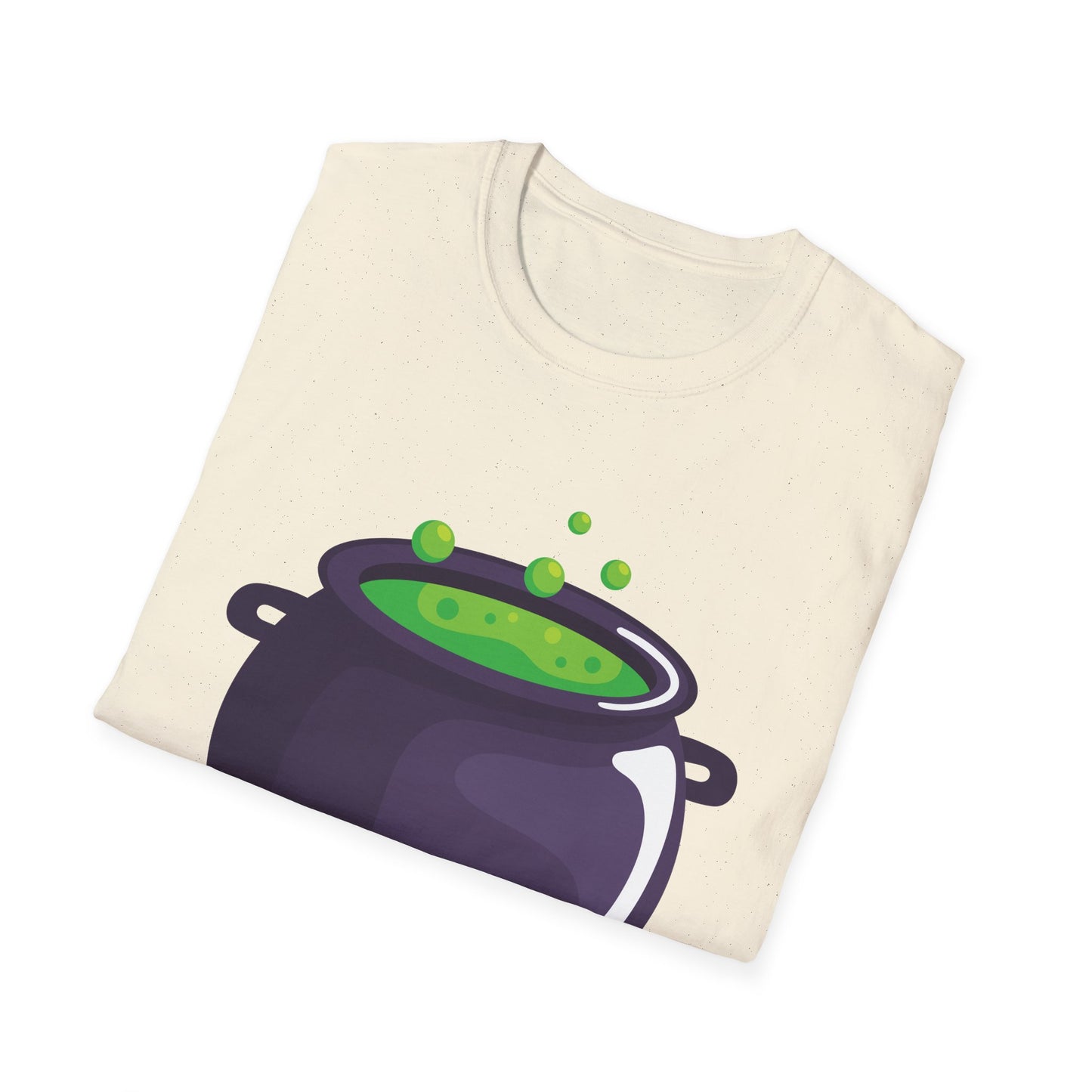 Halloween Potion Cauldron T-Shirt, Unisex Tee, Spooky Shirt, Witchy Apparel, Festival Wear, Halloween Costume