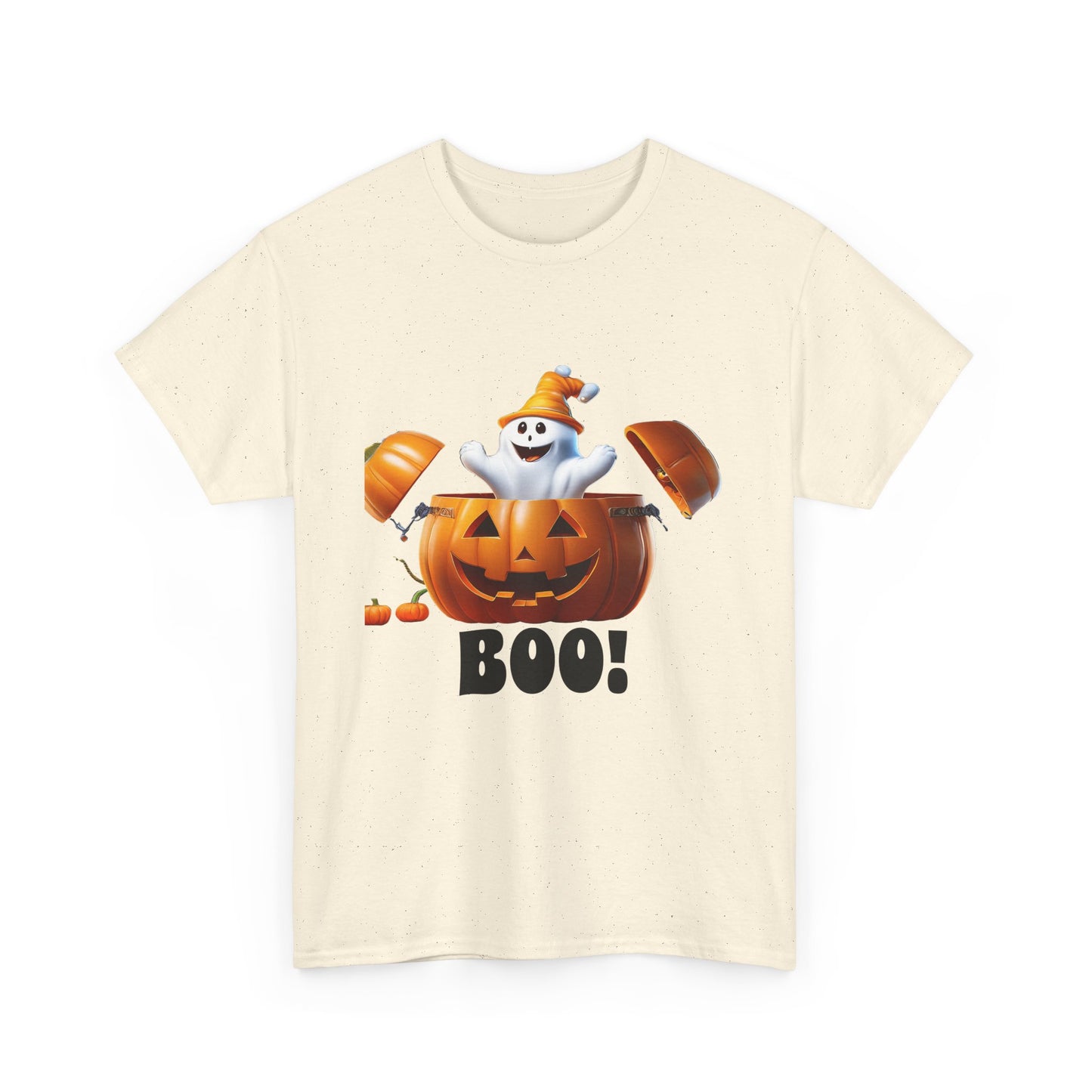 Halloween Jack-in-the-Box, unisex cotton tee