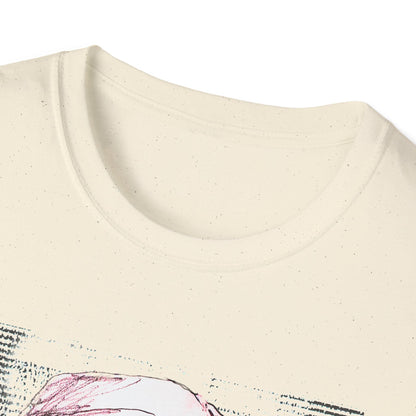 Grim Reaper Graphic Tee, Unisex Softstyle T-Shirt with Edgy Design, Halloween Apparel, Casual Streetwear, Gothic Fashion, Perfect Gift