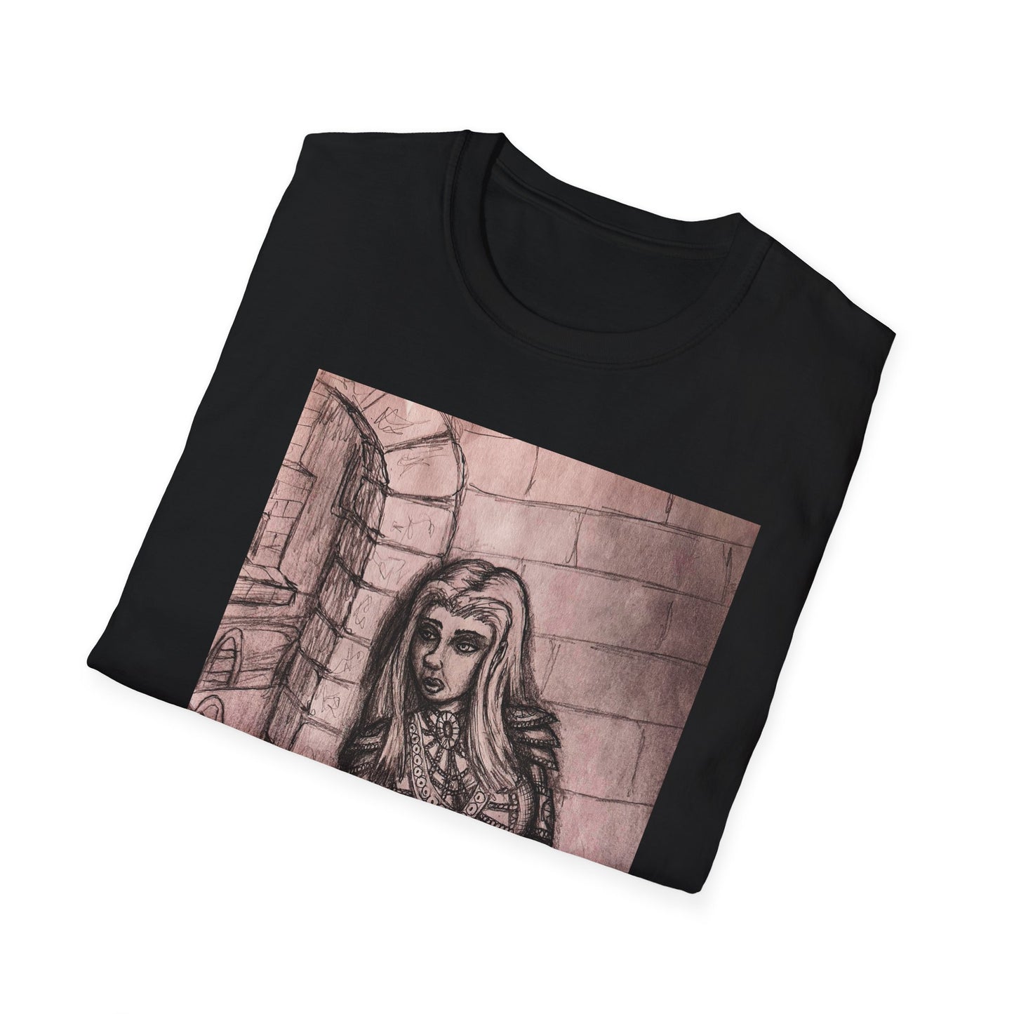 Fantasy Elf Warrior Unisex Softstyle T-Shirt