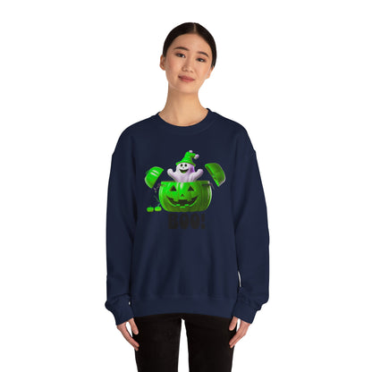 Halloween BOO Crewneck Sweatshirt, Unisex Boo Sweater for Fall Celebrations, Ghosts and Pumpkins Sweatshirt, Spooky Season Apparel, [...]