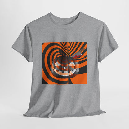 Pumpkin Swirl Unisex Tee | Halloween Shirt, Fall Fashion, Casual Outfit, Gift for Her, Pumpkin Spice Vibes