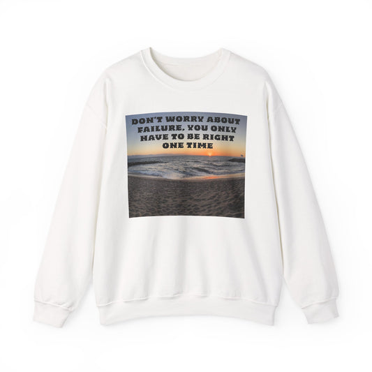 Inspirational Crewneck Sweatshirt - Motivational Apparel, Gift for Friends, Cozy Fashion, Everyday Wear, Positive Vibes