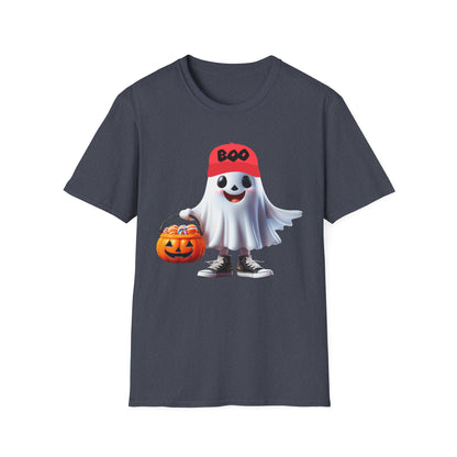 Fun Halloween Ghost T-Shirt, Boo Ghost Tee, Unisex Halloween Shirt, Cute Ghost Costume Top, Spooky Season Apparel