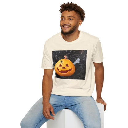 Halloween Pumpkin Horror T-Shirt, Unisex Tee, Spooky Shirt, Fall Fashion, Halloween Costume, October Celebration Gear