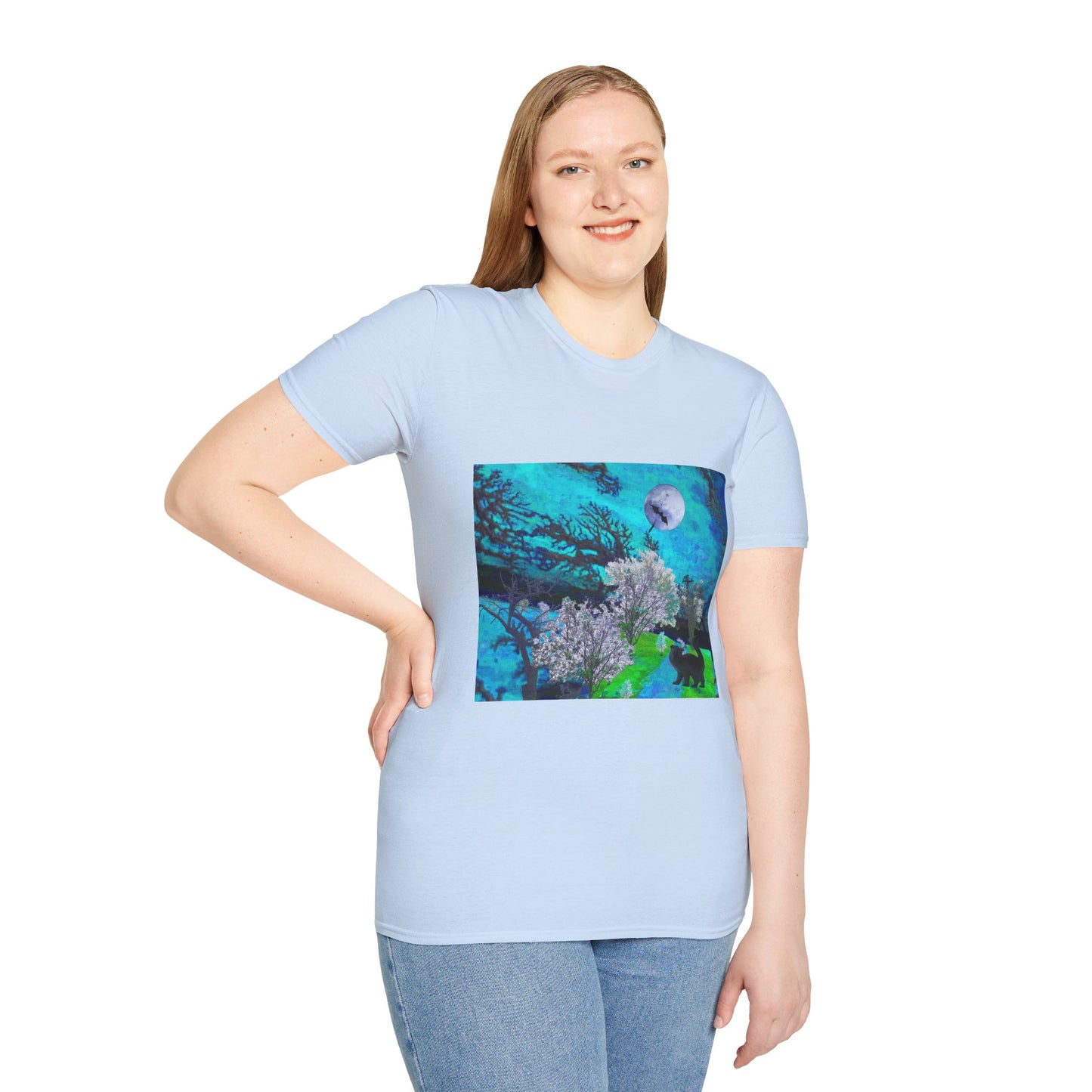 Scary Outdoor Path Halloween T-Shirt
