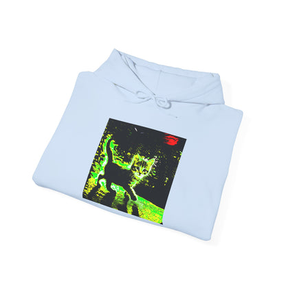 Glow-in-the-Dark Cat Hoodie | Perfect for Cat Lovers, Cozy Nights, Halloween & Everyday Style
