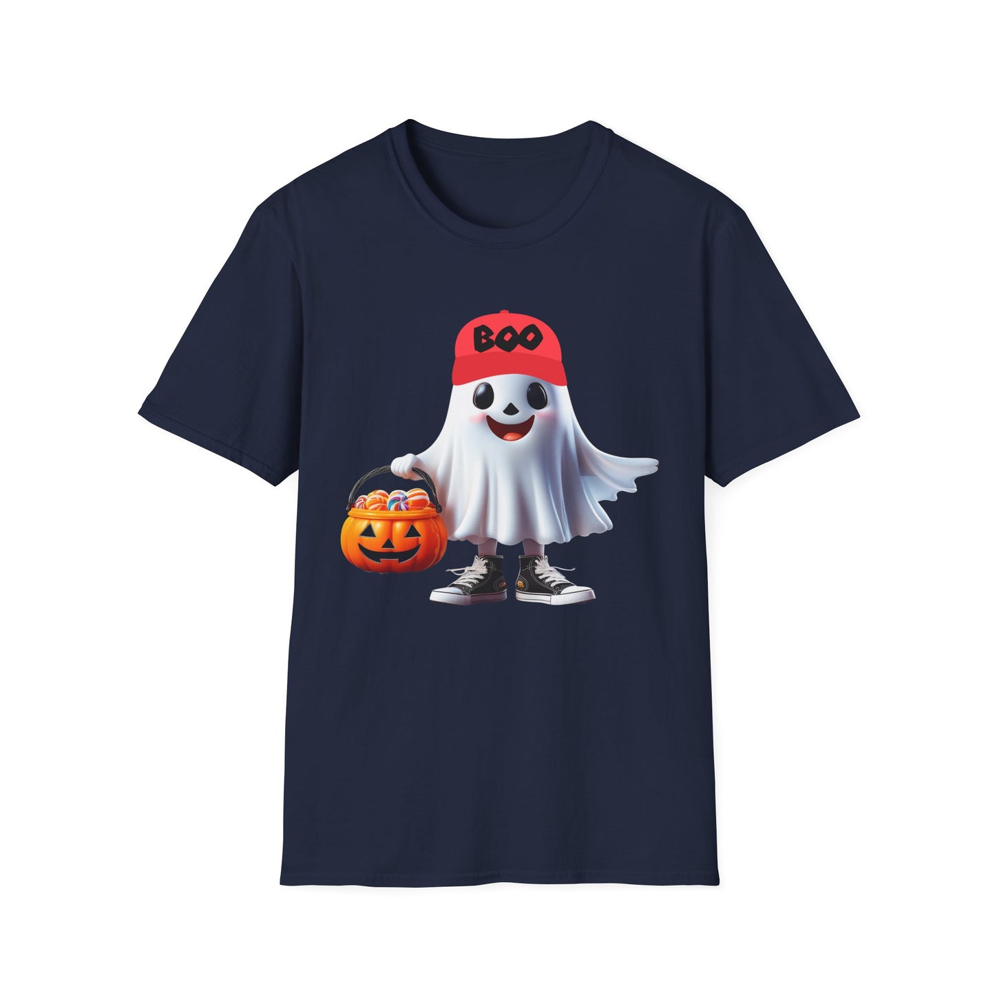 Fun Halloween Ghost T-Shirt, Boo Ghost Tee, Unisex Halloween Shirt, Cute Ghost Costume Top, Spooky Season Apparel