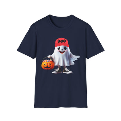 Fun Halloween Ghost T-Shirt, Boo Ghost Tee, Unisex Halloween Shirt, Cute Ghost Costume Top, Spooky Season Apparel