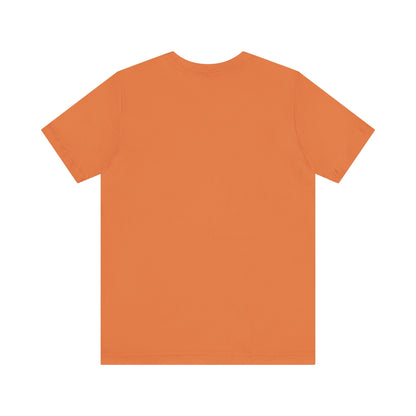 Halloween Distorted Pumpkin Graphic Tee, Unisex T-Shirt for Autumn, Spooky Season Top, Halloween Costume Idea, Men's & Women's Casual Wear