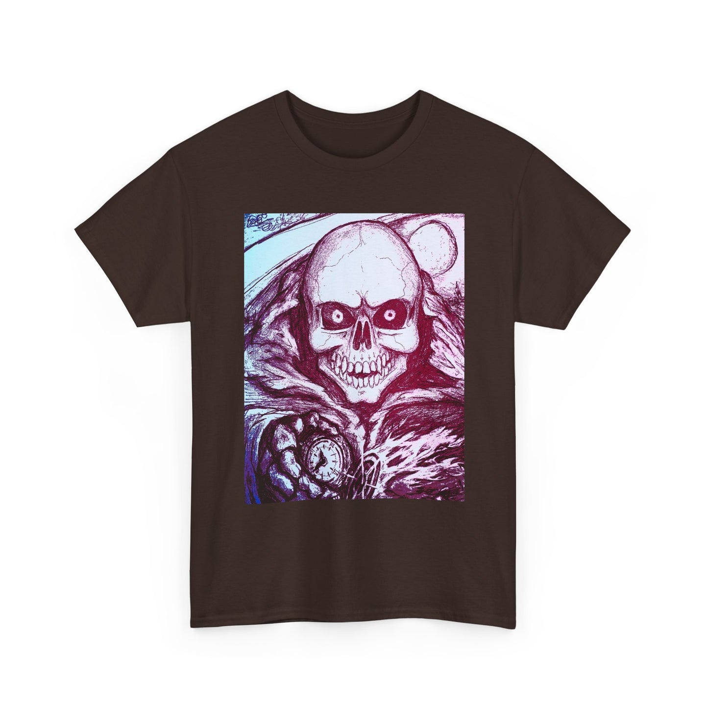 Grim Reaper Graphic Unisex Heavy Cotton Tee