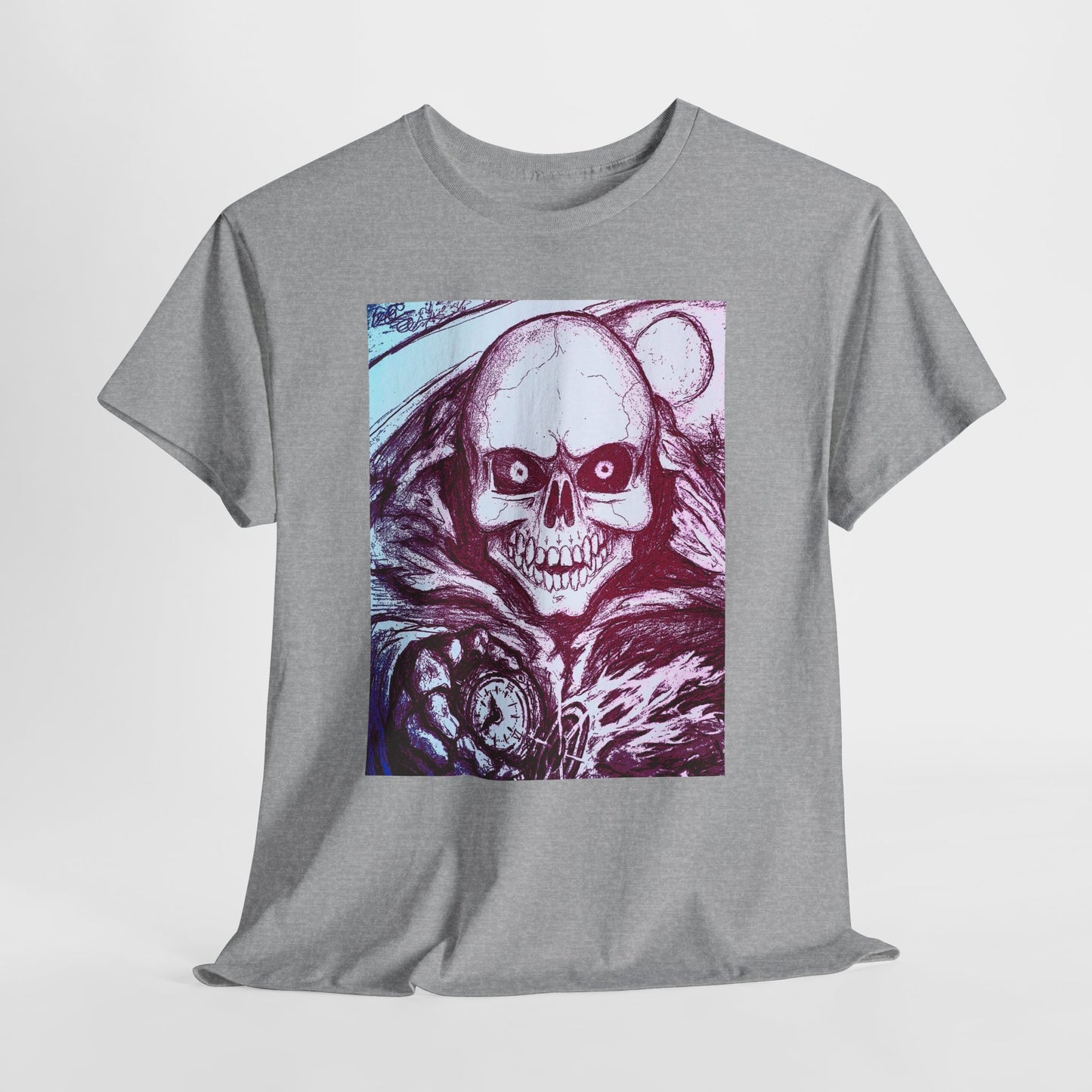 Grim Reaper Graphic Unisex Heavy Cotton Tee