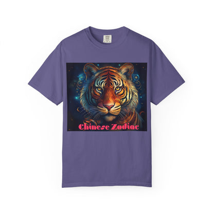 Chic Chinese Zodiac Tiger T-Shirt, Unisex Graphic Tee, Astrology Apparel, Zodiac Fashion, Year of the Tiger Shirt