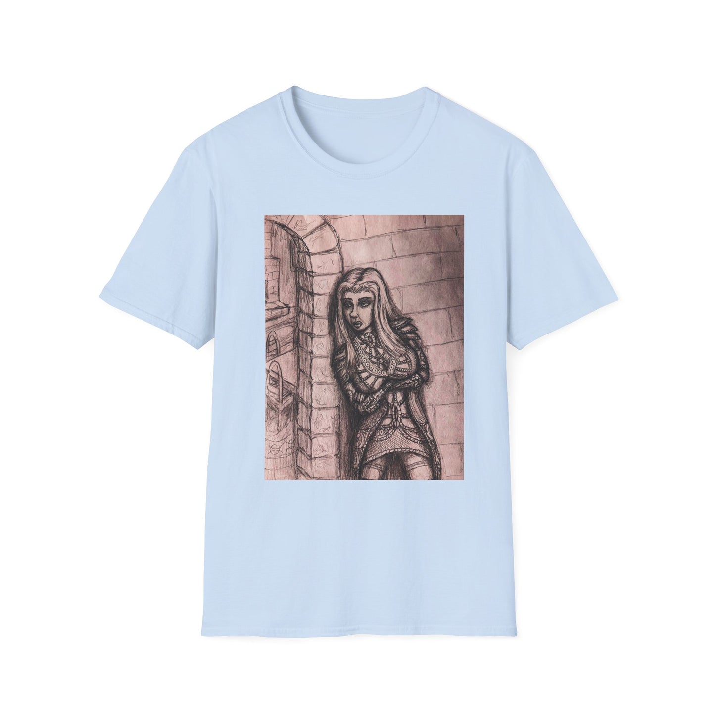 Fantasy Elf Warrior Unisex Softstyle T-Shirt