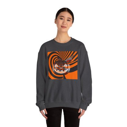 Halloween Pumpkin Crewneck Sweatshirt