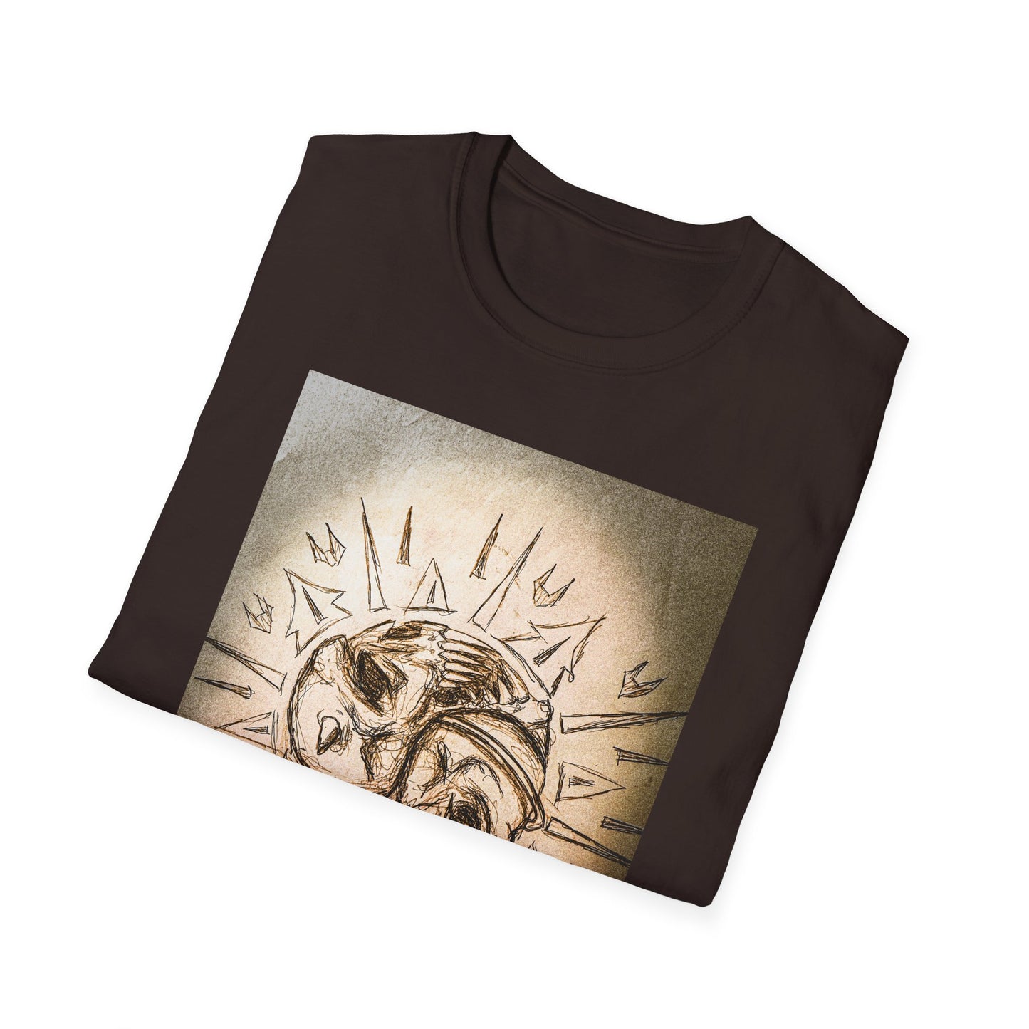 Vintage-Inspired Mutant Unisex Softstyle T-Shirt, Bohemian Tee, Unique Graphic Shirt, Casual Wear, Gift for Friends, Festival Attire