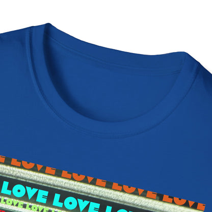 Love-Themed Unisex T-Shirt | Softstyle | Perfect for Pride, Birthdays, Anniversaries, Casual Wear, Gifts