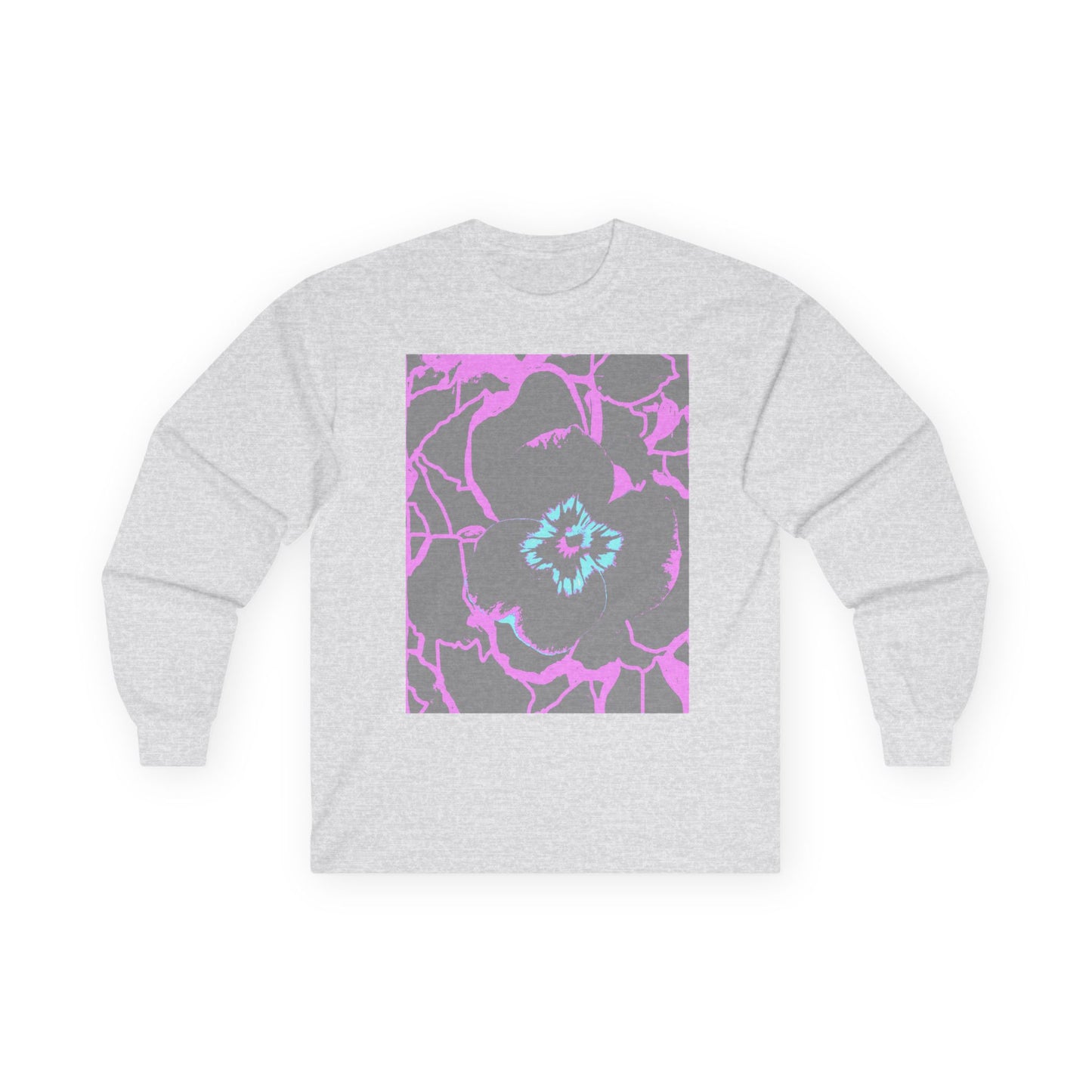 Vibrant Floral Long Sleeve Tee, Unisex Cotton Shirt, Trendy Spring Apparel, Gift for Flower Lovers, Casual Fashion Top, Art-Inspired [...]