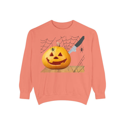 Spooky Pumpkin Sweatshirt, Halloween Apparel, Fall Fashion, Cozy Unisex Crewneck, Pumpkin Decor, Family Friendly Halloween