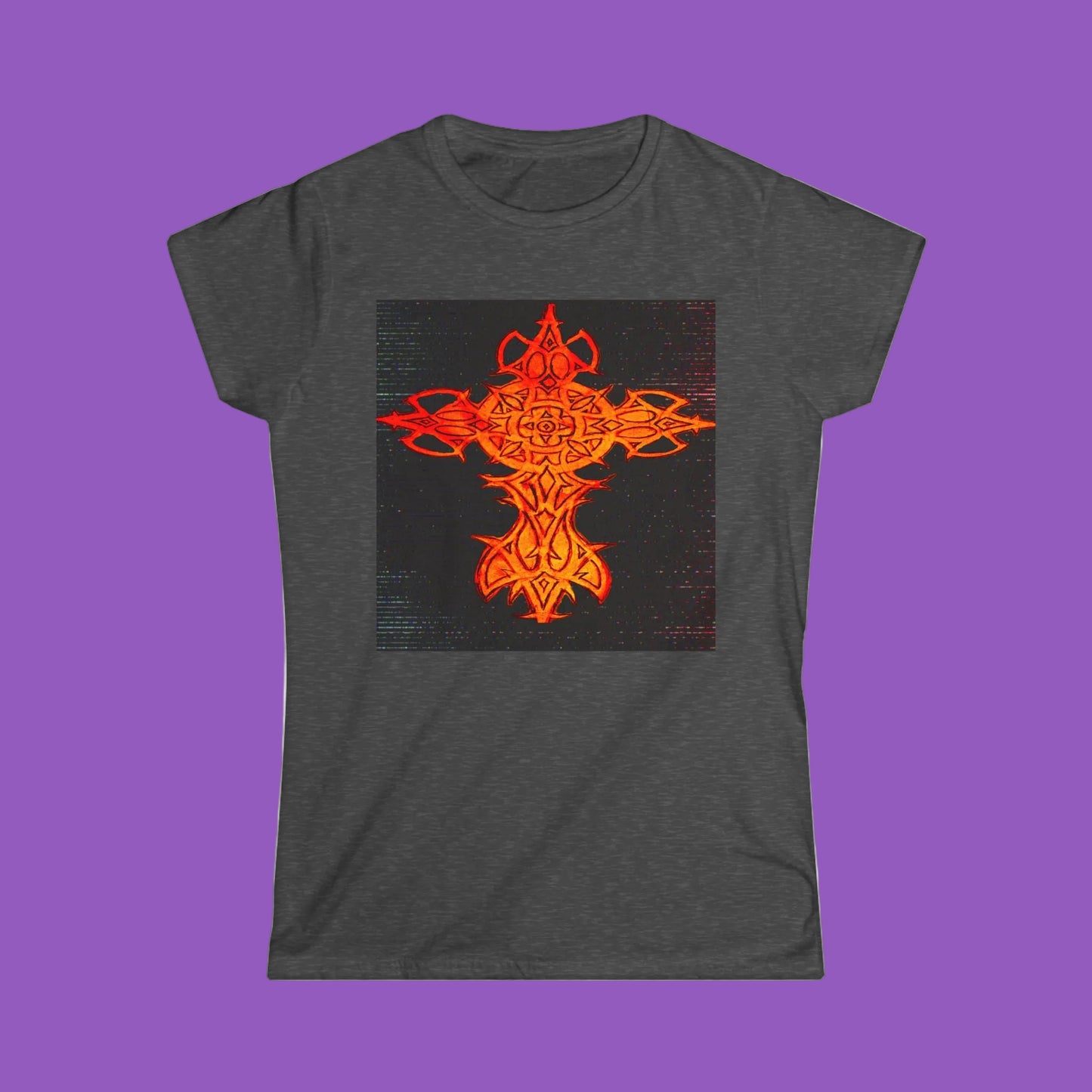 Tee — Fiery Celtic Cross Graphic