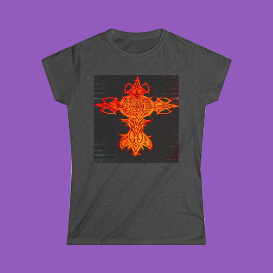 Tee — Fiery Celtic Cross Graphic