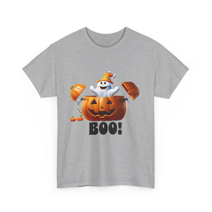 Halloween Jack-in-the-Box, unisex cotton tee
