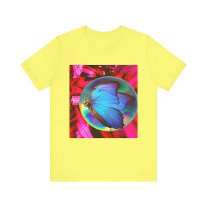 Colorful Butterfly Graphic Tee, Butterfly Shirt, Unisex T-Shirt, Nature Lover Gift, Casual Summer Wear, Vibrant Art Tee