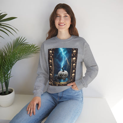 Spooky Pumpkin Sweatshirt - Unisex Heavy Blend™ Crewneck, Halloween Apparel, Cozy Fall Fashion, Casual Sweatshirt, Gifts for Halloween [...]