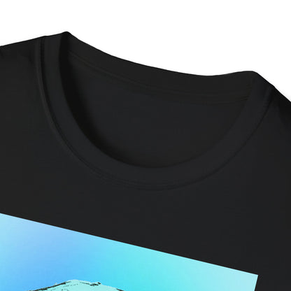 Skull Graphic  Bright Colored Unisex Softstyle T-Shirt, Edgy Tee, Casual Wear, Festival Apparel, Gift for Horror Fans, Halloween Clothing