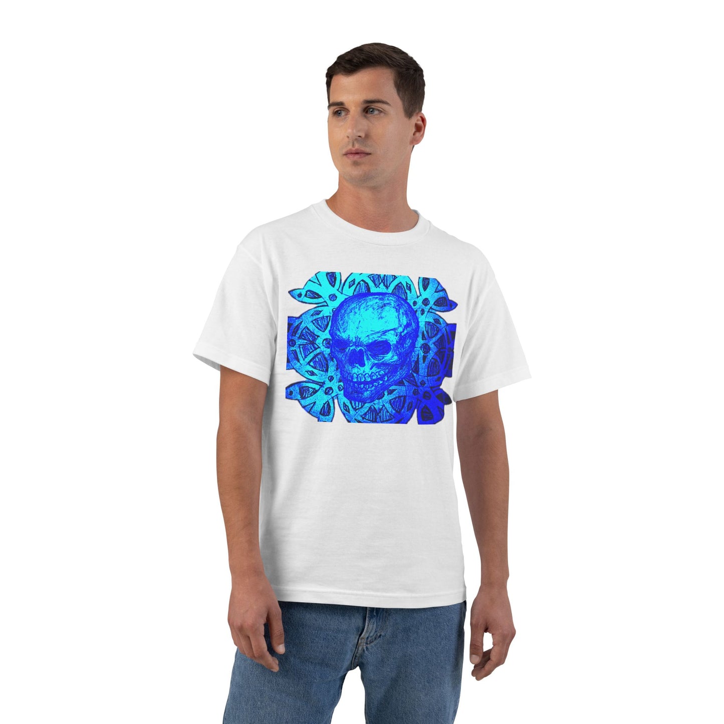 Artistic Skull Graphic Tee