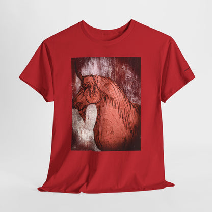 Artistic Unicorn Fantasy Print Unisex Heavy Cotton Tee