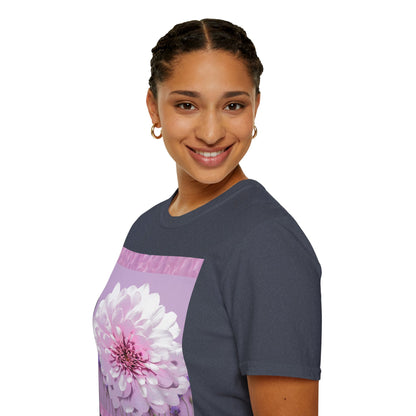 Pale Pink Flowers Abstract Unisex T-Shirt