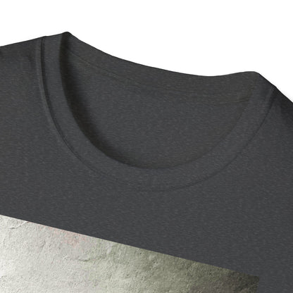 Artistic Grim Reaper Graphic Unisex Softstyle T-Shirt, Cool Gift for Nature Lovers, Casual Wear, Eco-Friendly Fashion, Birthday Gift, Summer Outfit