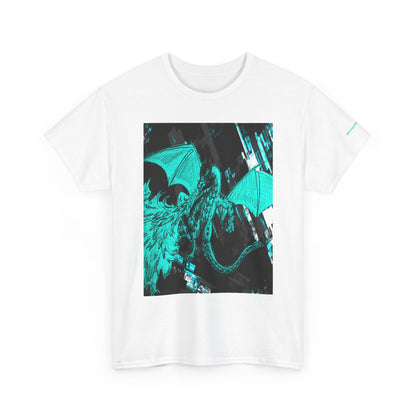 Dragon Graphic Tee — Neon Green Fantasy Dragon T-Shirt
