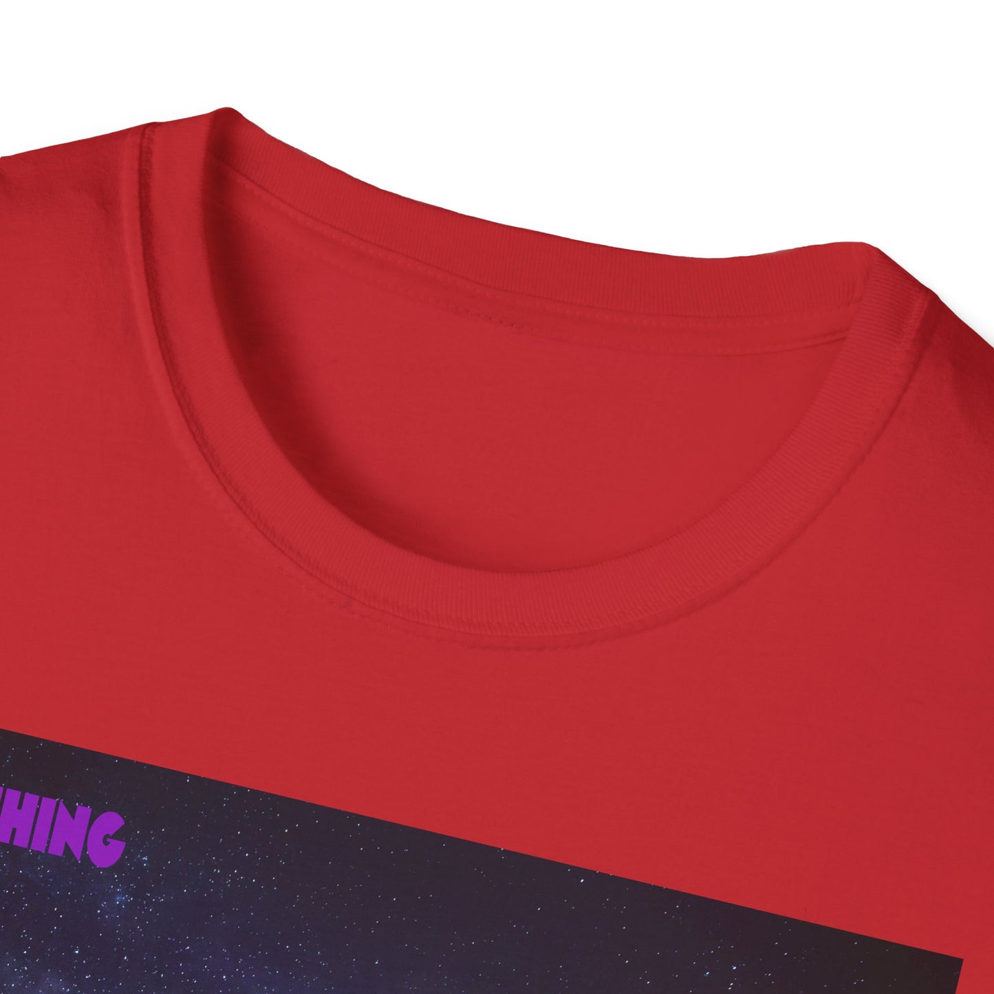 Quantum Field Galaxy-Themed Unisex T-Shirt - Cosmic Vibes, Inspirational Quote Tee, Gift for Space Lovers, Casual Wear, Unique Graphic T-Shirt