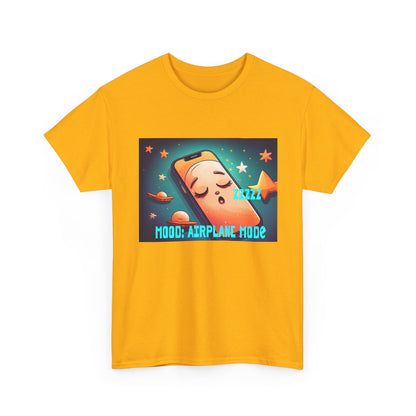 Tee Shirt - Airplane Mode Cute Phone Sleeping Design