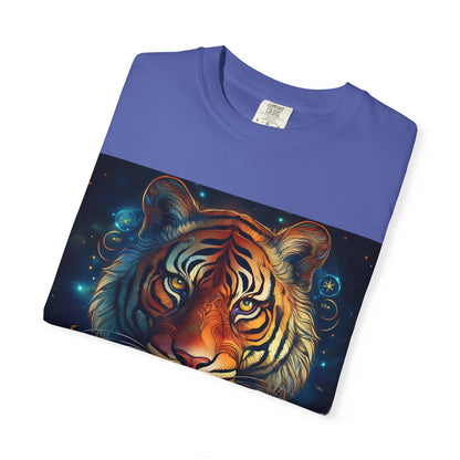 Chic Chinese Zodiac Tiger T-Shirt, Unisex Graphic Tee, Astrology Apparel, Zodiac Fashion, Year of the Tiger Shirt