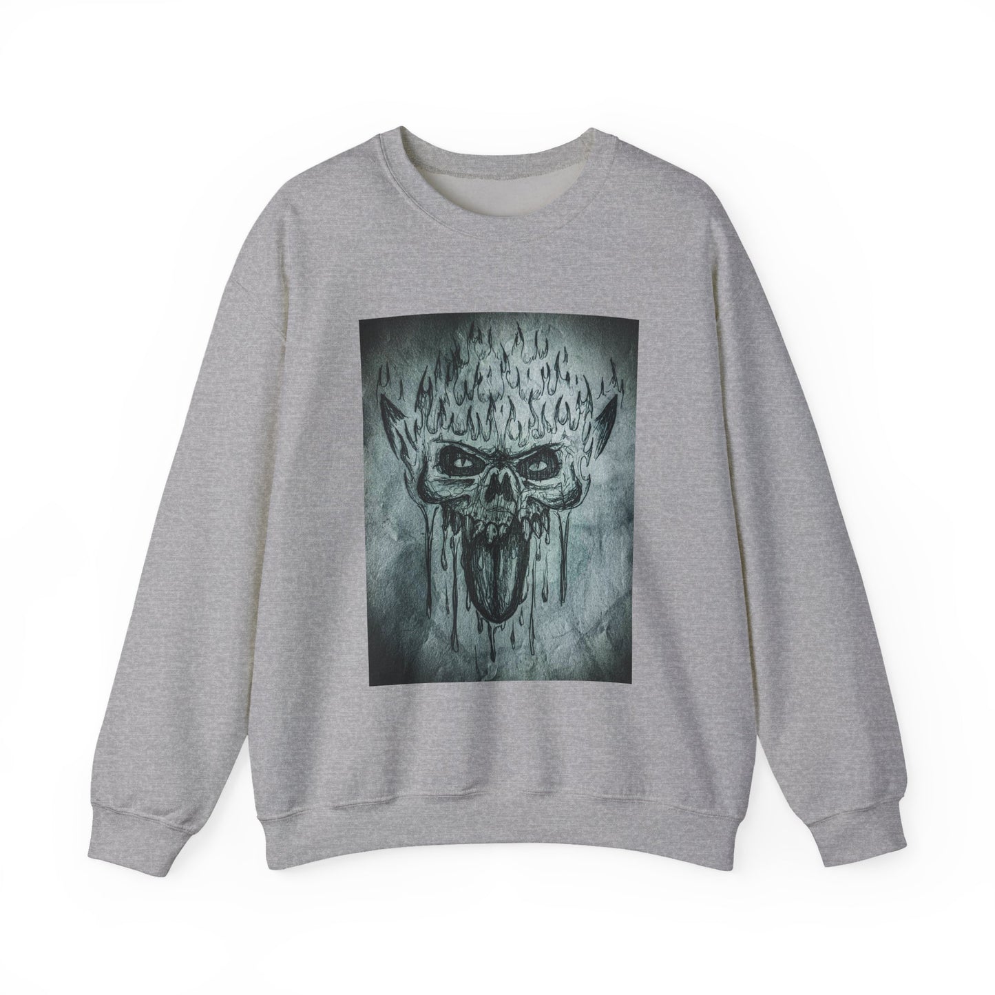 Skull Crewneck Sweatshirt