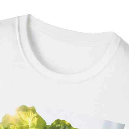 Cute T-Shirt with Sad Salad Face Design