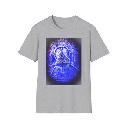 Mystical Pyramid Unisex T-Shirt, Trendy Graphic Tee, Eye of Providence Shirt, Casual Wear, Gift for Occasions
