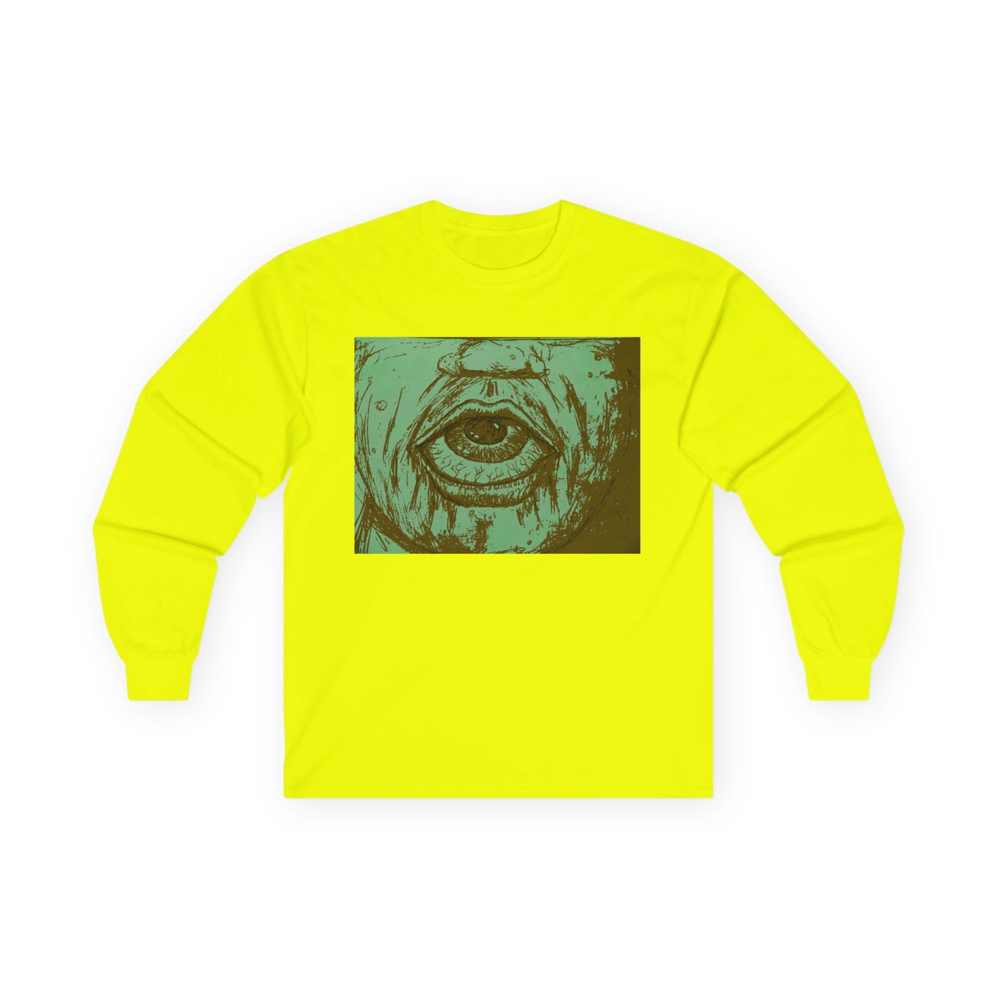 Abstract Altered  Eye Long Sleeve Tee