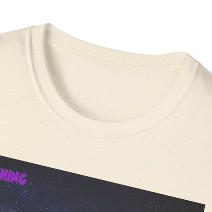 Quantum Field Galaxy-Themed Unisex T-Shirt - Cosmic Vibes, Inspirational Quote Tee, Gift for Space Lovers, Casual Wear, Unique Graphic T-Shirt