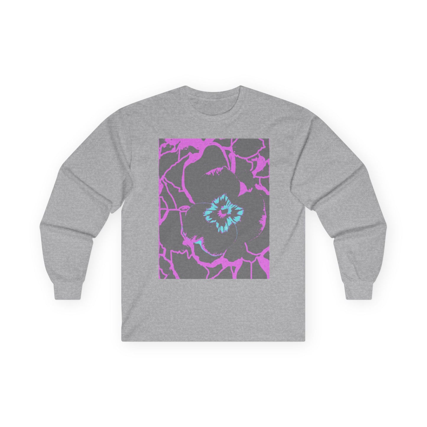 Vibrant Floral Long Sleeve Tee, Unisex Cotton Shirt, Trendy Spring Apparel, Gift for Flower Lovers, Casual Fashion Top, Art-Inspired [...]