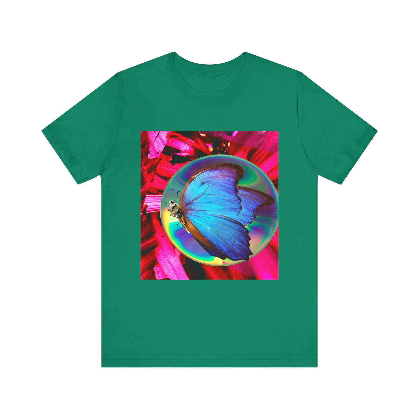 Colorful Butterfly Graphic Tee, Butterfly Shirt, Unisex T-Shirt, Nature Lover Gift, Casual Summer Wear, Vibrant Art Tee